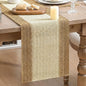 Artoid Mode Burlap Brown Farmhouse Rustic Paper Braided Table Runner, Seasonal by ArtoidMode