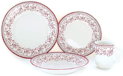 16-Piece Porcelain Dinnerware Set by TudorEngland