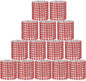 Red Napking Rings Holder Set of 150pcs,Diamond Crystal Napkin Rings Bulk Adornment for Wedding Reception, Dinner, Place Settings, Holiday Parties or DIY Decoration (150,Red)