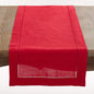 SARO LIFESTYLE Hemstitched Border Table Runner by SaroLifestyle