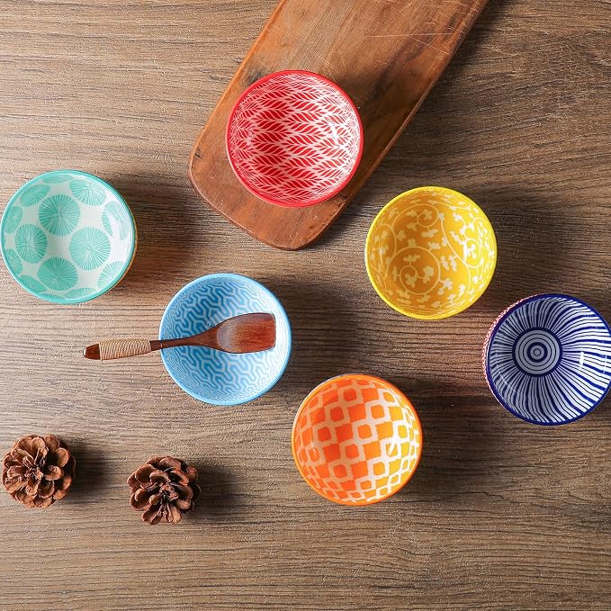Selamica Ceramic 4 OZ Dipping Bowls Set, 3.5 Inch Mini Bowl - Image 5