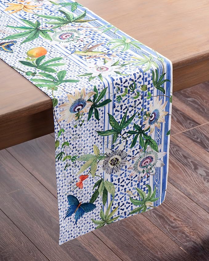 Maison d' Hermine Table Runner 100% Cotton 14.50" x 72" | Table Runners 72 - Image 7