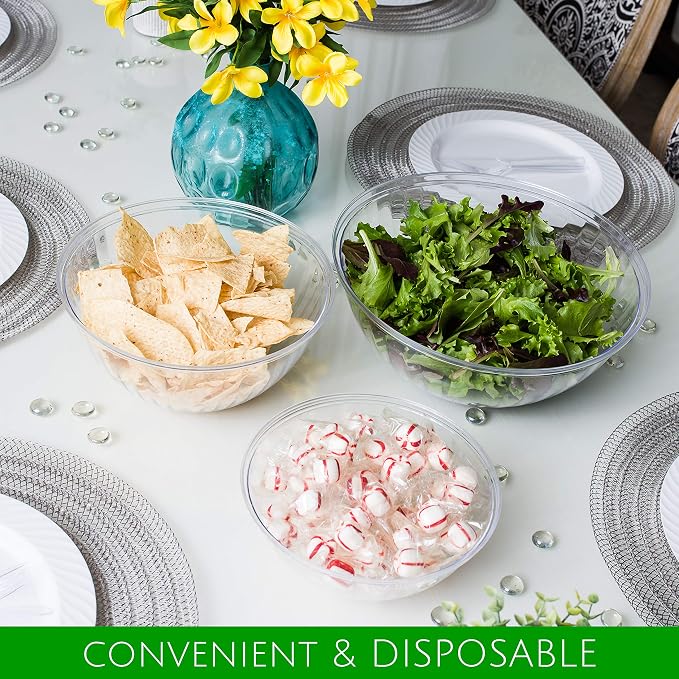 PLASTICPRO Disposable Combo Set of Salad Bowl - Image 7