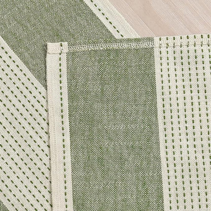 Artoid Mode Sage Green Farmhouse Rustic Table Runner, Seasonal Macrame Fabric - Image 6