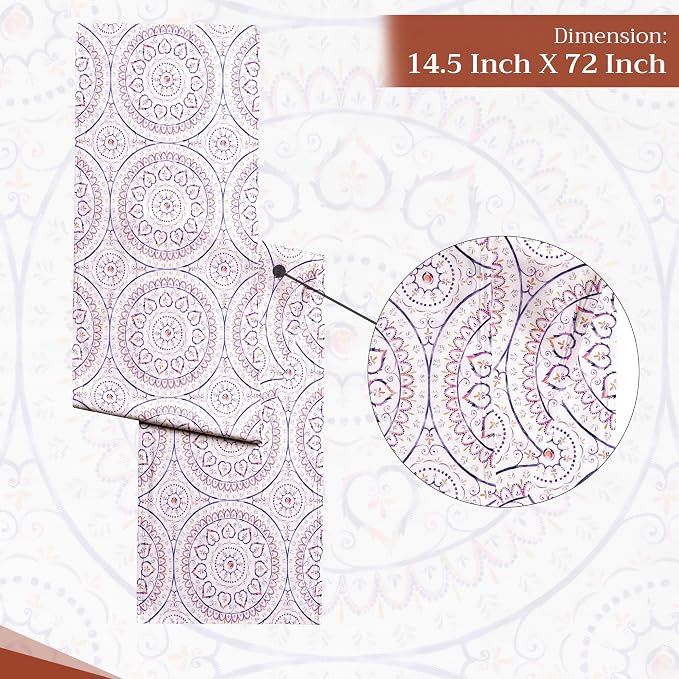 Maison d' Hermine Table Runner 100% Cotton 14.50" x 72" | Table Runners 72 - Image 4