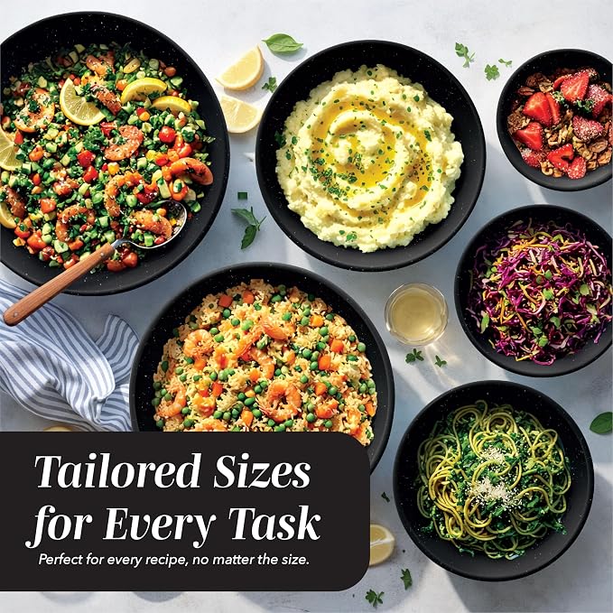 COOK WITH COLOR Mixing Bowls with TPR Lids - Image 5