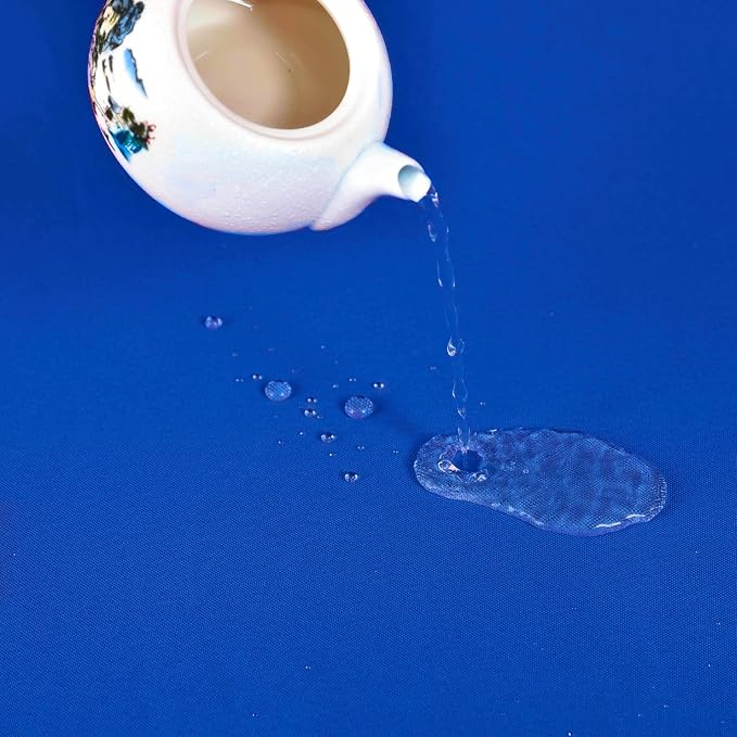 MEANMOY Royal Blue Table Runner 108 Inches Long Waterproof Table Runners | - Image 4