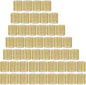 Gold Napkin Rings Set - 300 Rhinestone Crystal Napkin Rings for Wedding, Dinner, Parties & DIY Decoration