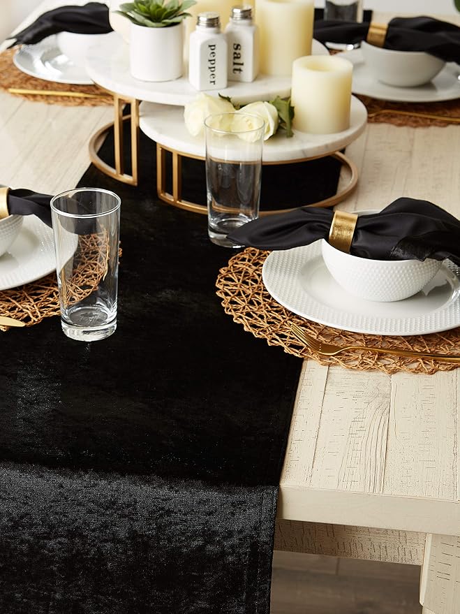 DII Velvet Collection Tabletop, Table Runner - Image 7