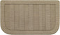 BEQHAUSE 24x40 Inch Kitchen Rug Mat Durable Kitchen Rugs Non-Slip Washable Absorbent Kitchen Mats for Floor Dirt-Resistant Semicircular Kitchen Mat (Beige)