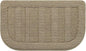 BEQHAUSE 30x18 Inch Kitchen Rug Mat Durable Kitchen Rugs Non-Slip Washable Absorbent Kitchen Mats for Floor Dirt-Resistant Semicircular Kitchen Mat (Beige)