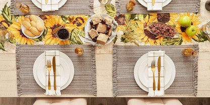 DII Variegated Tabletop Collection, Placemat Set, 6 Piece - Image 5