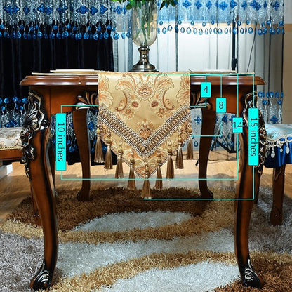 Luxury Velvet Gold Table Runner 72 Inches Long - Image 5