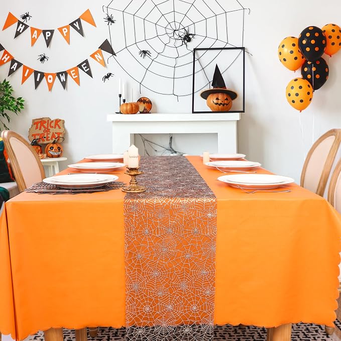 Snowkingdom Halloween Table Runner, Themed Party - Image 5