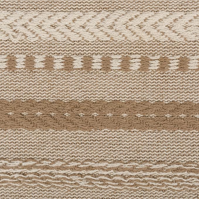 DII Farmhouse Braided Stripe Table Runner Collection - Image 4