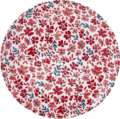 Pfaltzgraff Radiant Blossom 12 Piece Floral Stoneware Dinnerware Plate Bowl - Image 9