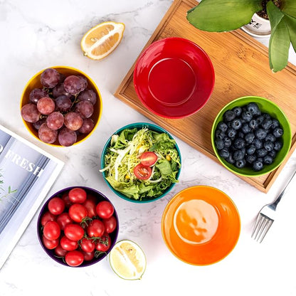 Melamine Small Bowls - 12 Oz Mini Bowl Set of 6 - Image 3