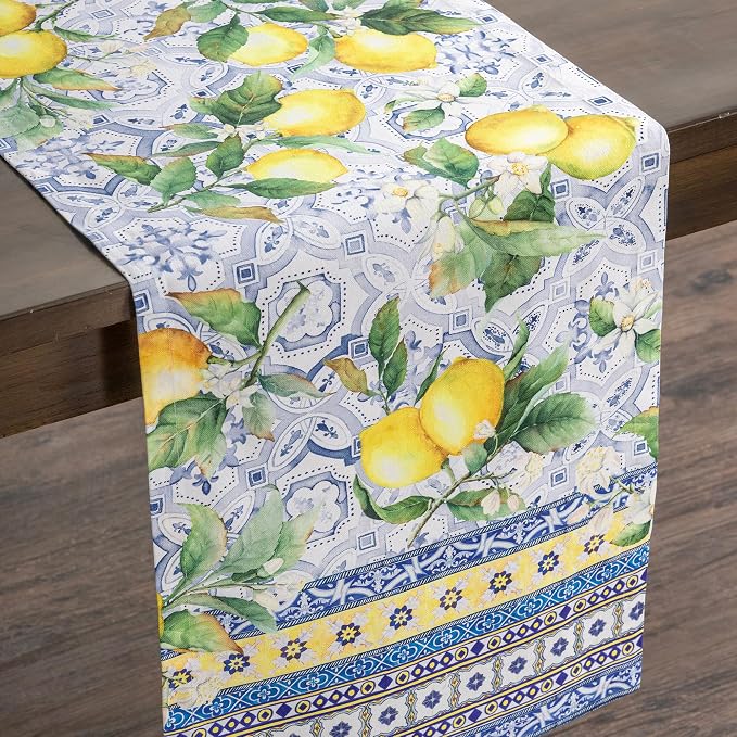 Maison d' Hermine Table Runner 100% Cotton 14.50" x 72" | Table Runners 72 - Image 9