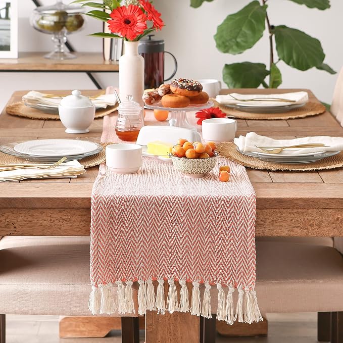 DII Woven Basic Tabletop Collection, Chevron Table Runner - Image 2