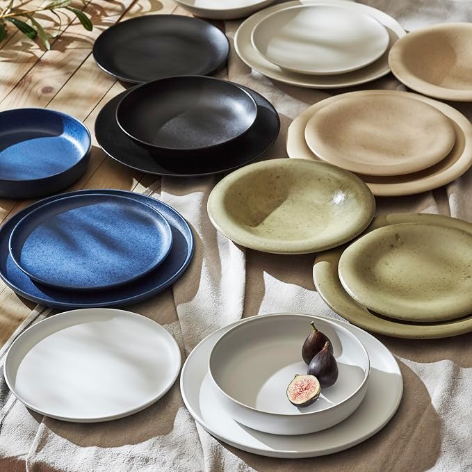 Porto by Stone Lain Semplice 12-Piece Premium Kitchen & Dining Dinnerware Set - Image 8
