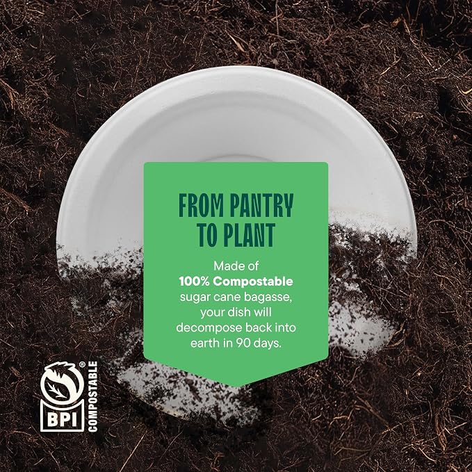 100% Compostable Disposable Paper Bowls - Image 6
