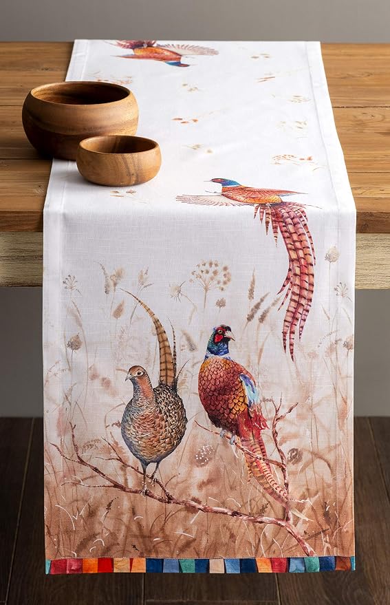 Maison d' Hermine Table Runner 100% Cotton 14.50" x 48" | Table Runners 48 - Image 9