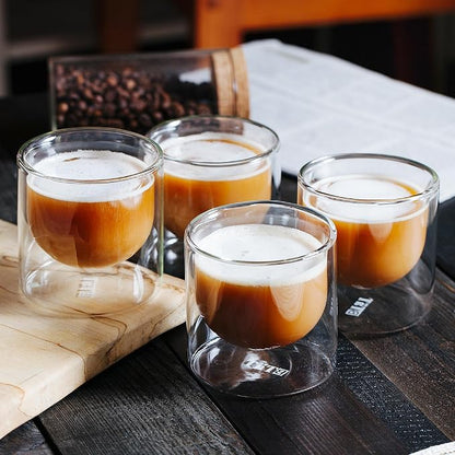 BTaT- Double Walled Drinking Glass, 4 Pack, 5 oz, Insulated Glass - Image 7