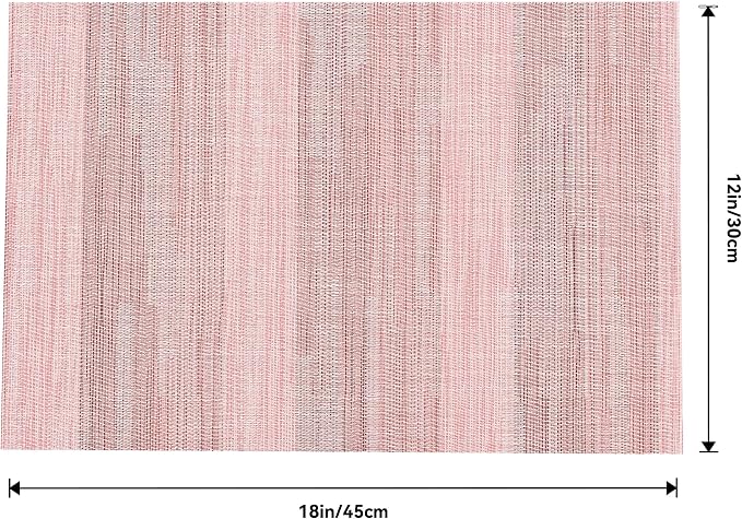 Leetaltree Misty Rose Placemats Set of 6 - Image 8