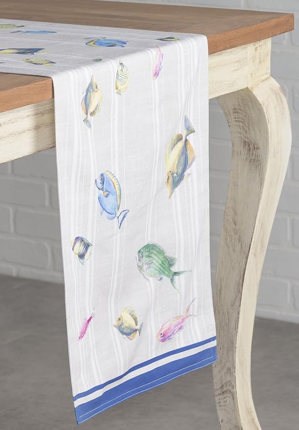 Maison d' Hermine Table Runner 100% Cotton 14.50" x 72" | Table Runners 72 - Image 8