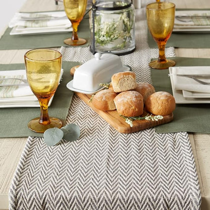 DII Woven Basic Tabletop Collection, Chevron Table Runner - Image 3