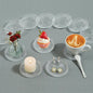 Glass Coasters Pack of 12 for Drinks,Round Cup Coasters,Crystal Coasters Coffee Coaster Table Coasters Pub Coaster,Decor for Office Kitchen Bar Dining Room Living Room,Jewelry Storage,Clear