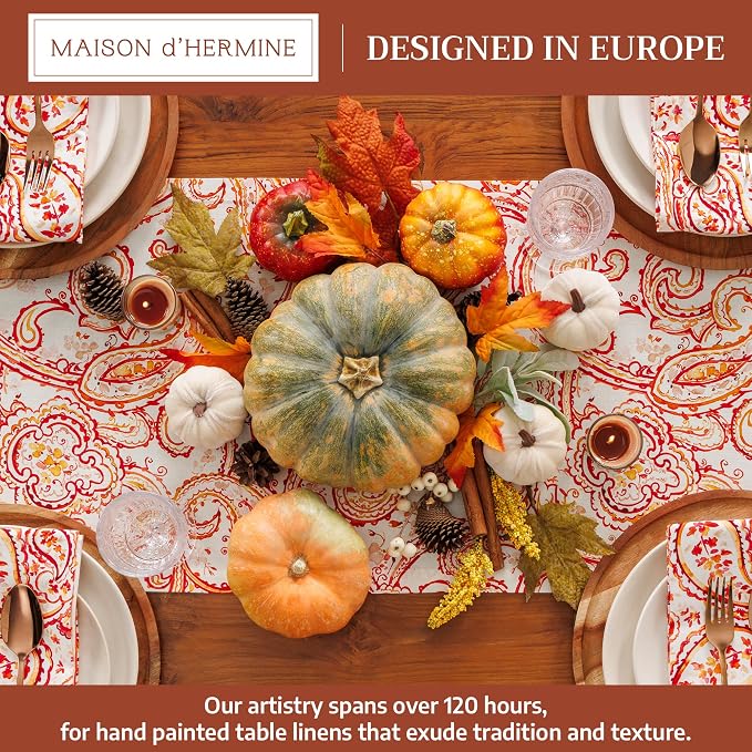 Maison d' Hermine Table Runner 100% Cotton 14.50" x 36" | Table Runners 36 - Image 2