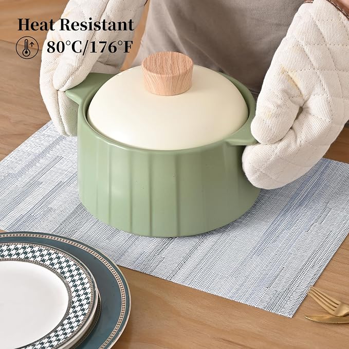 Leetaltree LightSteel Blue Placemats Set of 4 - Image 4