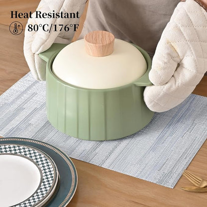 Leetaltree LightSteel Blue Placemats Set of 4 - Image 4