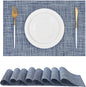 Leetaltree Deep Navy Woven Placemats Set of 8 by Leetaltree-ArtatEveryTable