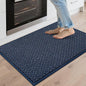 COSY HOMEER Kitchen Rugs 20"x32" Non-Slip Kitchen Mats for Floor Absorbent Stain Resistant Kitchen Floor Mat Machine Washable Rugs for Kitchen,Hallway,Sink,Navy Blue