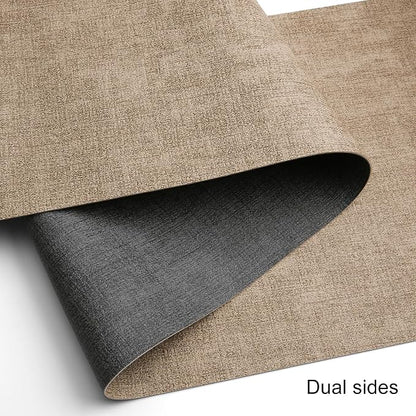 Table Runners 72 Inch Long, Dual-Sided Faux Leather Table Runner | Waterproof - Image 2