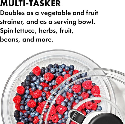 OXO Good Grips Salad Spinner | Lettuce Spinner | Fruit Washer | Fruit Washing - Image 6