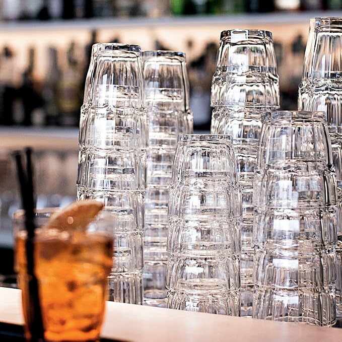 Bormioli Rocco Rock Bar Stackable Beverage, Spirits – 12.5oz Durable Tempered - Image 9