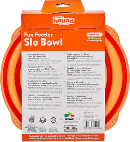 Outward Hound Fun Feeder Slo Bowl – Large 4‑Cup Capacity, Slow Feeding - Image 3