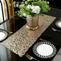 FAVE Gold Table Runners 36 Inches Short Table Runner Washable Table Mats | Heat by FAVE