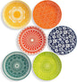 Salad Plates - Small Plate for Serving Appetizer, Sandwich - Microwavable - by Annovero