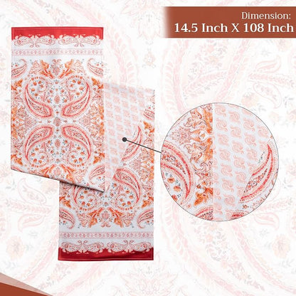 Maison d' Hermine Table Runner 100% Cotton 14.50" x 108" | Table Runners 108 - Image 4