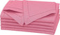 Ruvanti Premium Linen Napkins Set of 6-20x20 Inch, Classic Hemstitch, Mitered Corner Cloth Napkins ‎‎- Soft, Elegant Dinner Napkins Cloth Washable for Weddings, Parties, Everyday Use - Pink