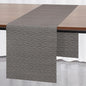 Myir JUN Dark Gray Table Runner Home Decor Dining Table Runners | Vinyl Table by MyirJUN