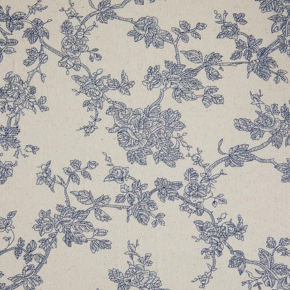French Pastoral Farmhouse Table Runners, 13x36 Inch Blue | 100% Organic Cotton - Image 6