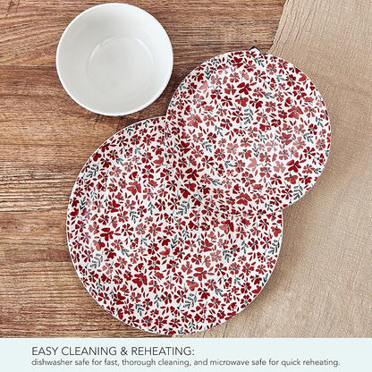 Pfaltzgraff Radiant Blossom 12 Piece Floral Stoneware Dinnerware Plate Bowl - Image 5