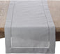 SARO LIFESTYLE Hemstitched Border Table Runner by SaroLifestyle