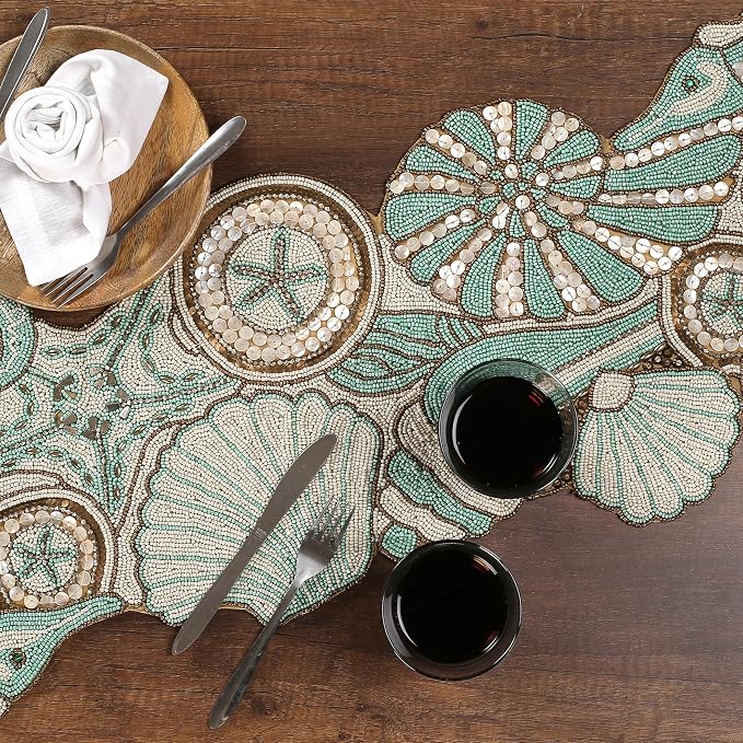 Handmade Beaded Runner 36 Inch - Image 3