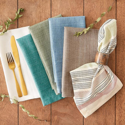 DII Variegated Tabletop Collection, Napkin Set, 6 Piece - Image 6